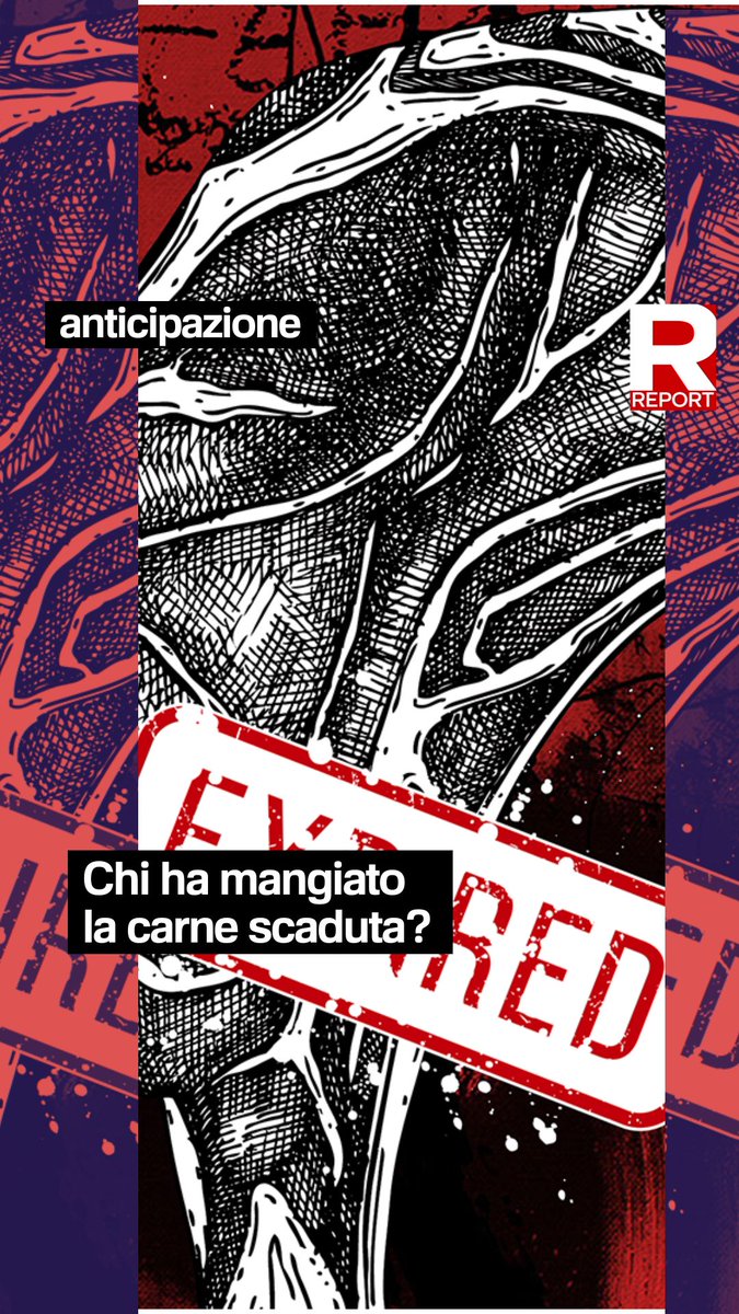 Chi ha mangiato la carne scaduta? Giulia Innocenzi è riuscita a risalire la filiera ed ha trovato delle novità. Ne parliamo domani alle 20.30 su #Rai3