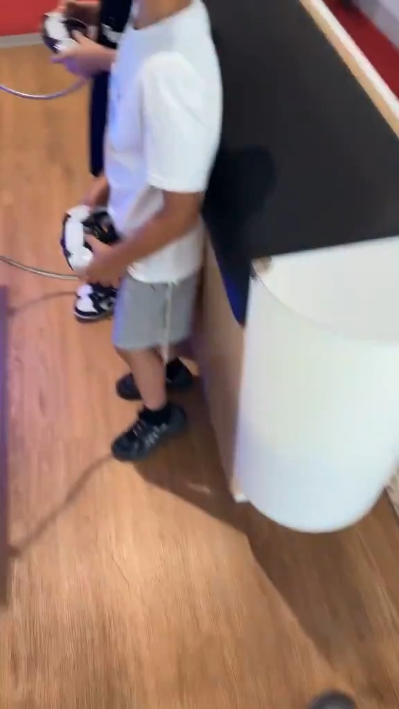 A man approached two young, visibly Jewish children playing video games and said, “Are you going to free Palestine?” before taking the console away from them. The children clearly didn’t speak English, but they tried to interact with him kindly. I can only hope that spared their innocent eyes from understanding the hatred being directed at them. Bullying Jewish children will not “Free Palestine.” Video: David Collier