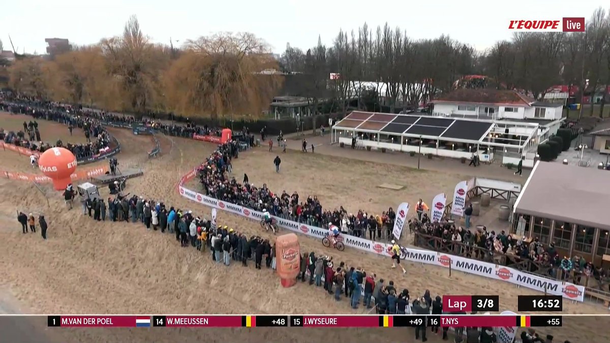 Wout Van Aert peut-il revenir sur Mathieu van der Poel à Anvers ? La course en direct > #lequipeVELO