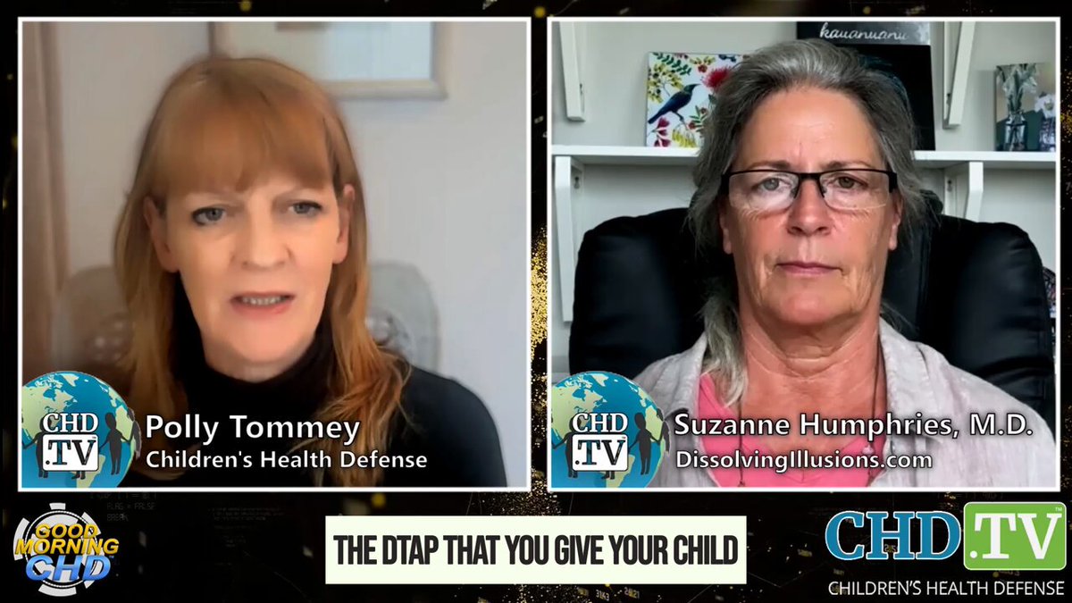 💥 Powerful clip from Polly Tommey: “The DTaP that you give your child could kill your child. That's the bottom line. It could kill your child.” “If it doesn't kill your child, it could seriously injure your child to the point where it will be injured for the rest of its life like Billy.” “There is nothing in my mind good about putting the DTaP into you or your child.” Dr Suzanne Humphries