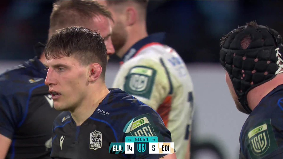 ⚔️ Glasgow Warriors extend their lead! Rory Darge with his side's second try of the game to widen the gap at Barclays Hampden 👏