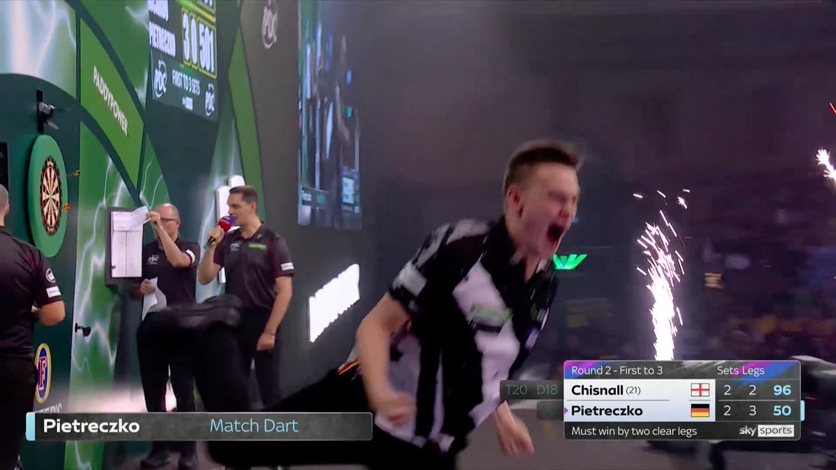 Big bollocks stuff from Pietreczko with the crowd acting like that I love Chizzy but I’m really happy for Pikachu there