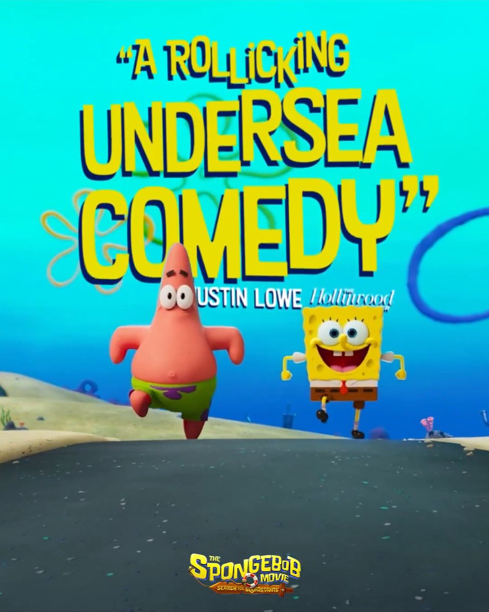 #SpongeBobMovie is "a rollicking undersea comedy" you won't want to miss this holiday SEAson. 🧽 ⭐️ 🎄 NOW PLAYING.