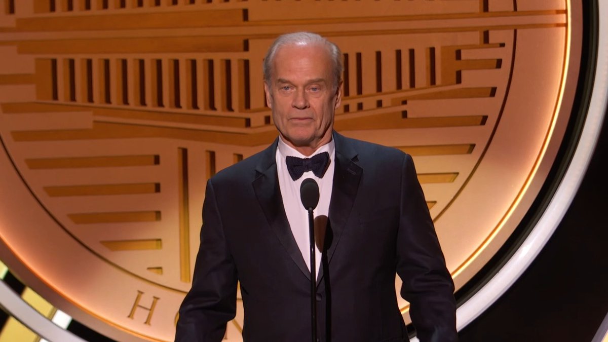 "Hello, Michael!" Kelsey Grammer, inspired by Michael Crawford's legendary physical comedy and ethereal tenor, opened his tribute to the "original Phantom of the Opera" at the 48th Kennedy Center Honors with a delightful nod to Crawford's iconic role in Hello, Dolly! Watch the full 2025 Kennedy Center Honors broadcast on December 23 at 8 PM ET/PT on CBS or stream on Paramount+.