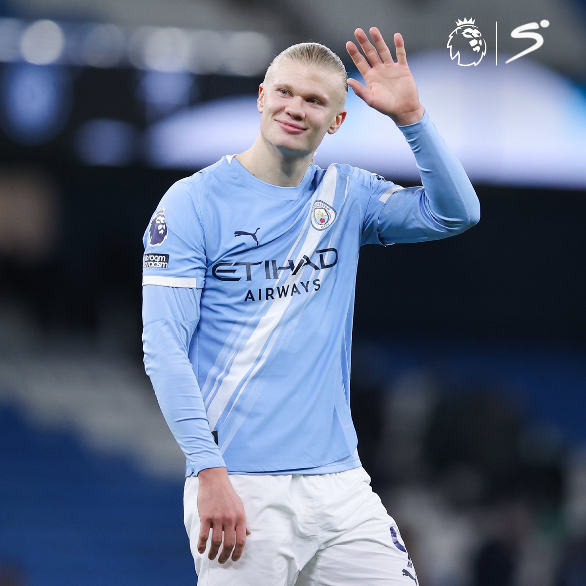 104 - Erling Haaland 103 - Cristiano Ronaldo Man City's goal machine overtakes CR7 on the Premier League's scoring charts 🤖