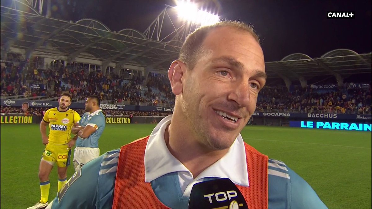 "Je suis venu ici pour essayer de sauver le club." 🎙️ L’émotion de Benjamín Urdapilleta après le premier succès de l’USAP en TOP 14 🥹 #USAPASM
