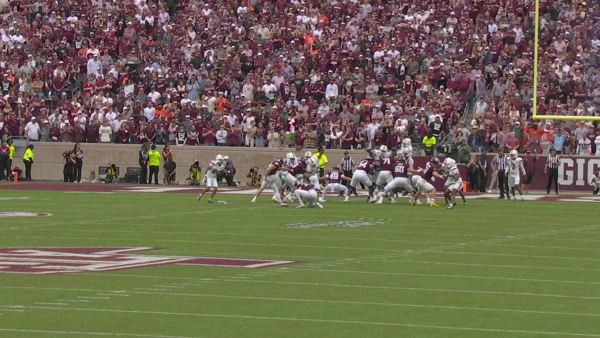 The Canes with the goal line stand and the blocked field goal 🔥 Watch Miami-Texas A&M on ABC, ESPN and the ESPN App 🍿