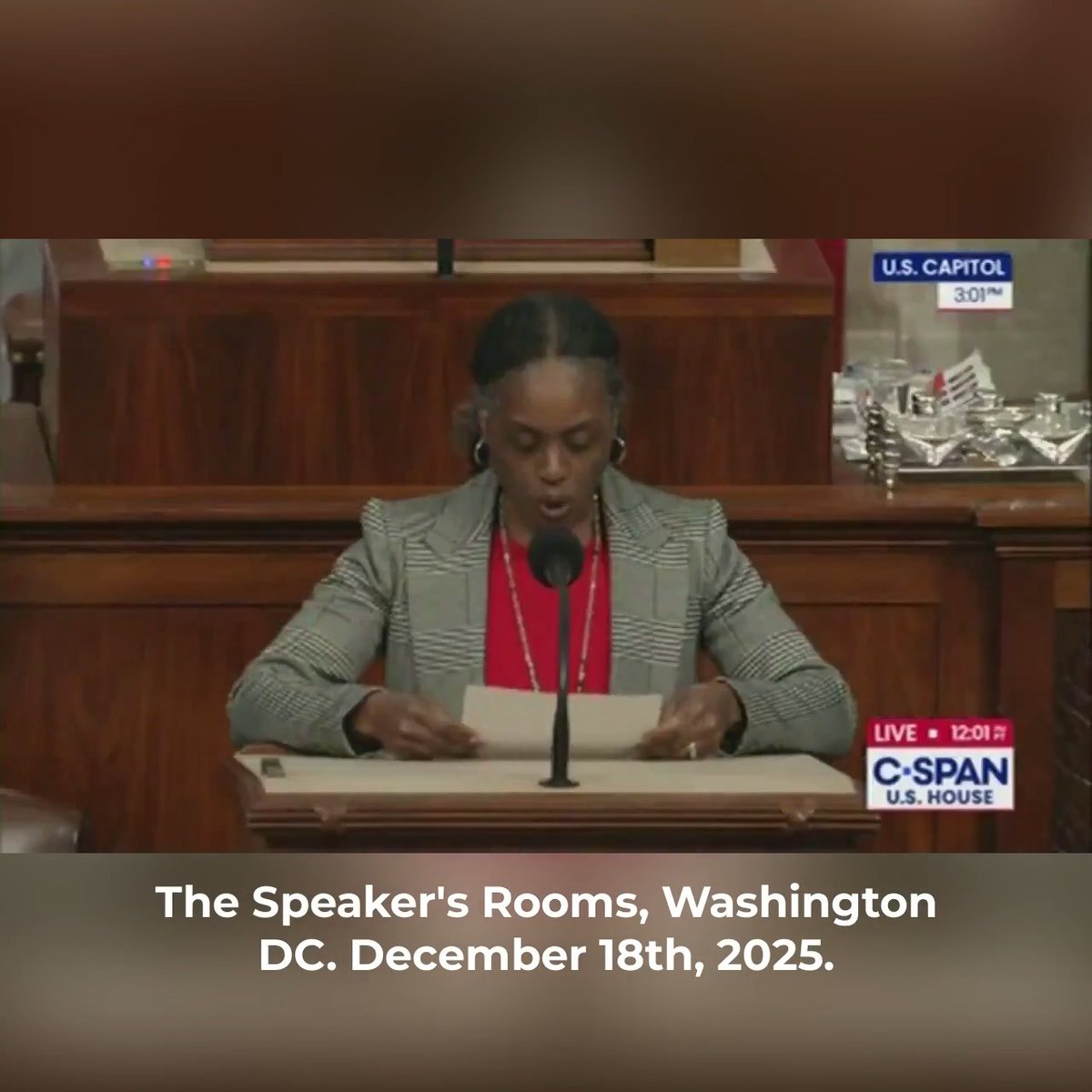 Republicans sent us home early so they can get a head start on ANOTHER vacation. Americans' premiums are doubling and tripling in the new year. But Speaker Johnson doesn’t care.