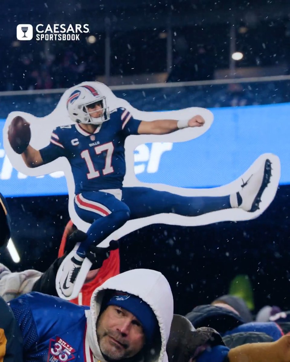 Buffalo Bills football. Tomorrow. Caesars Sportsbook | #BillsMafia