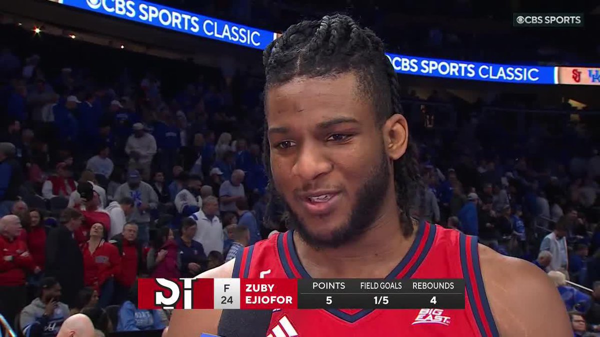 "The more physical team is going to win the game." Zuby Ejiofor caught up with Jenny Dell at halftime.
