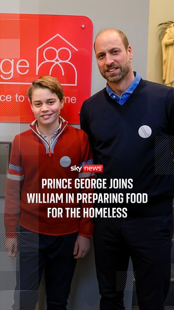 Prince William has taken Prince George to homelessness project The Passage for the first time, with father and son helping to prepare its annual Christmas lunch. 🔗