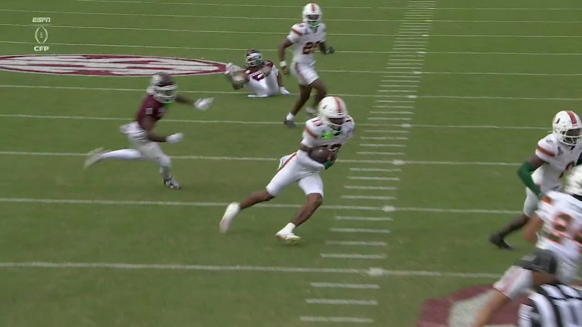 The Canes defense comes up clutch with another takeaway 🔥