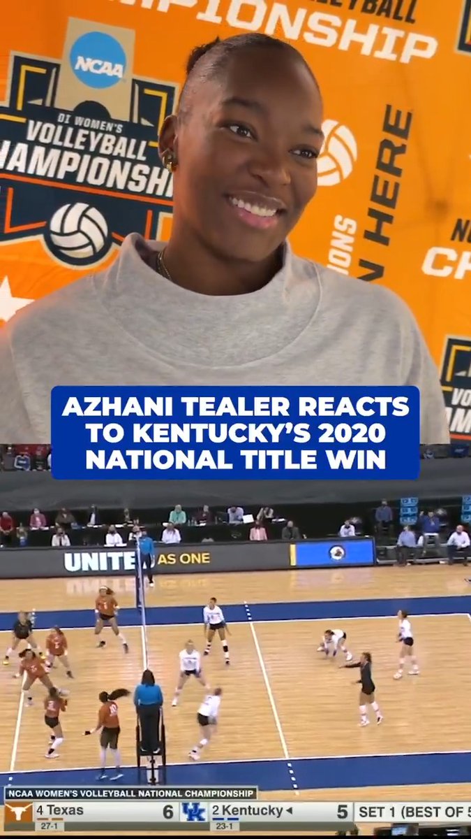 "I'm in no pictures because I'm at the bottom of the dogpile." ๐ AZ breaks down her 2020 national championship win with Kentucky Volleyball. #NCAAWVB x Indy Ignite Pro Volleyball Major League Volleyball