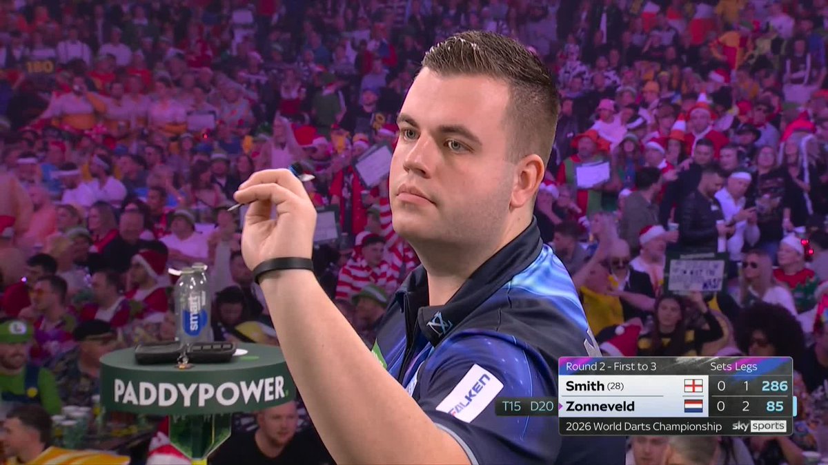ZONNEVELD LEADS! Great opening set from Niels Zonneveld as he takes it 3-1 to lead Michael Smith 📺 #WCDarts | R2