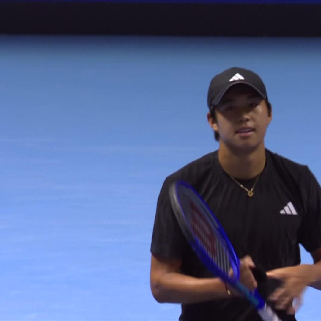 Back to back 🔝 Learner Tien beats Nishesh Basavareddy to reach the final in Jeddah for a second year in a row 🙌 Next Gen ATP Finals #NextGenATPFinals