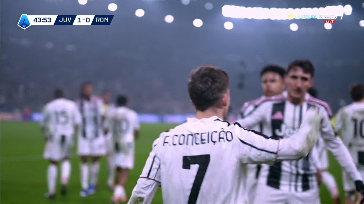 اليوفي يتقدم بنجاح ⚪⚫✔️ كينان يلديز يصنع وكونسيساو يسجل الهدف الأول ليوفنتوس في شباك روما ⚽ #يوفنتوس_روما #الدوري_الإيطالي
