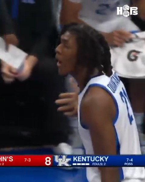 Kentucky big man Jayden Quaintance made his debut today and didn't disappoint 😤 10 PTS | 8 REB | 2 BLK | 18 MINS Quaintance is a game changer for this Kentucky squad