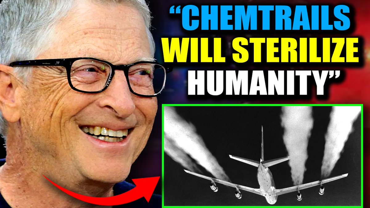 Bill Gates Admits to Dumping 200M Tons of 'Sterilizing' Chemtrails on US Cities An insider who works with Bill Gates has broken her silence, revealing the details of a multi-year chemtrails operation designed to slowly but surely sterilize the American public. What started as a weather-modification trial has turned into something else entirely: a mass-scale sterilization drive.