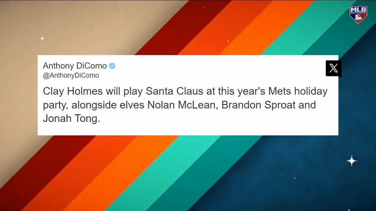 "It's not quite Buddy the Elf, but it's close." - Nolan McLean on dressing up as an elf with Brandon Sproat and Jonah Tong for the New York Mets holiday party 😂