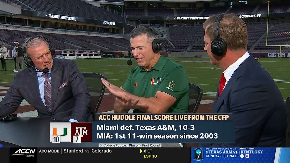 “We talked about it all week, 100 vs. 100,000, and we felt good about our 100.” Mario Cristobal on Miami's mentality vs. Texas A&amp;M 🔥 Miami Hurricanes Football
