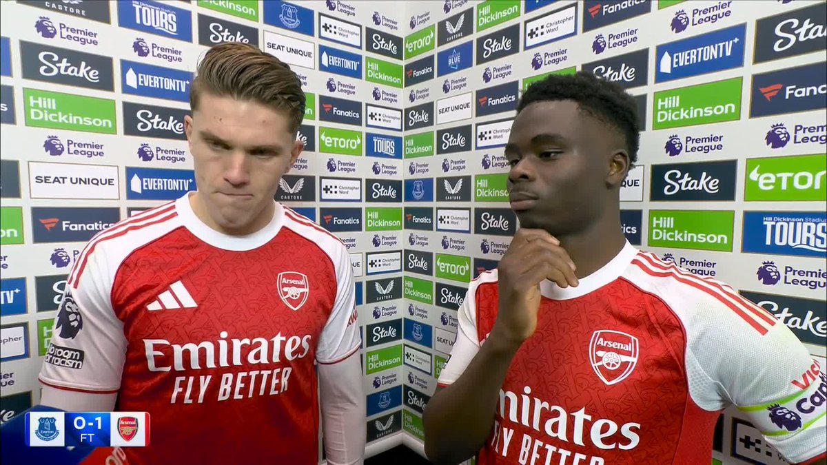 "We take emotions out, we are focused on our job!" Bukayo Saka insists Arsenal are in control of the title race and are not distracted by any outside noise.