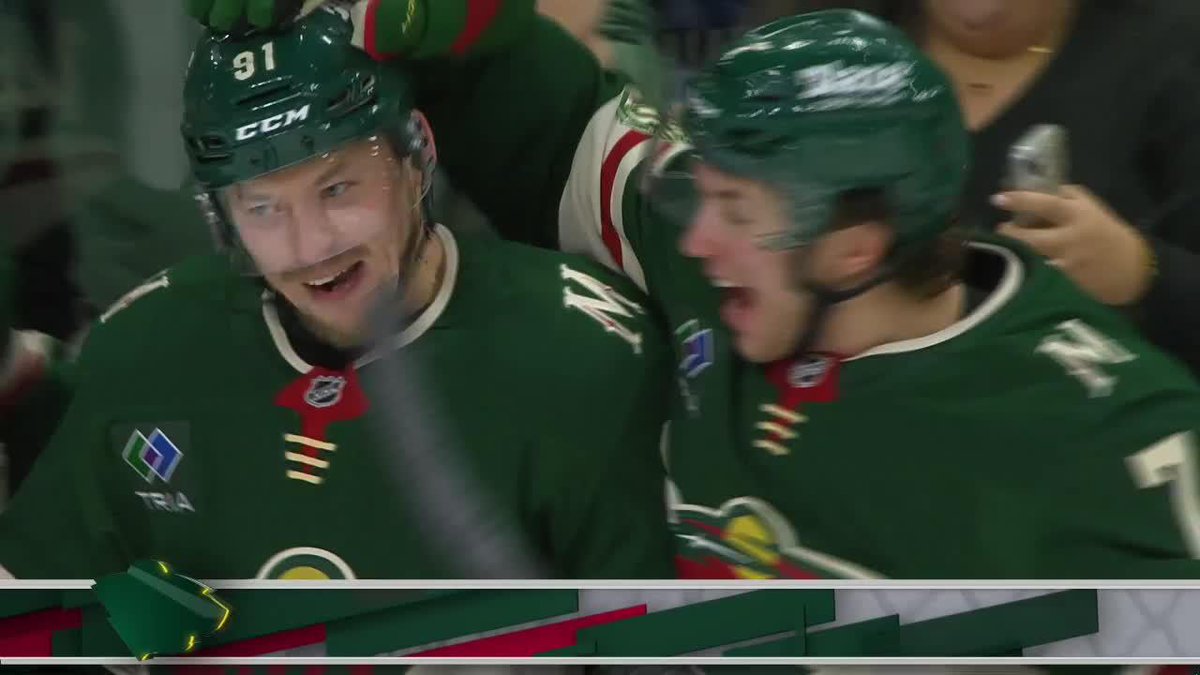 The Wild are all over Bouchard and force the turnover as Tarasenko bangs home the insurance goal 🚨