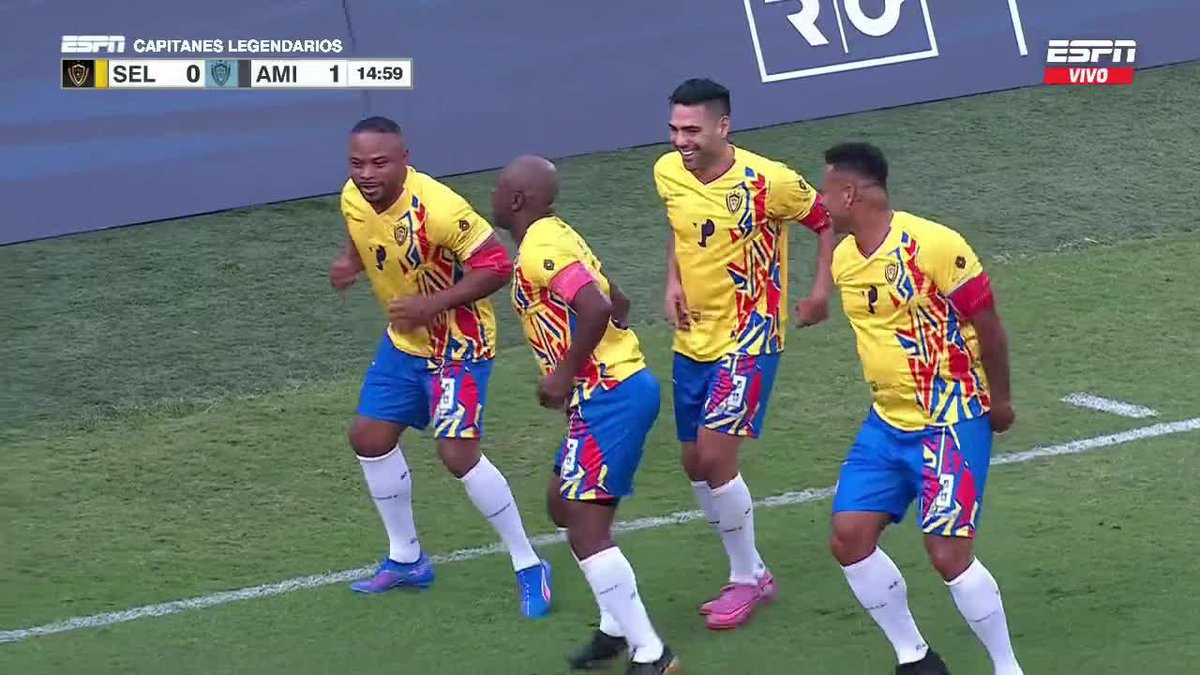Gooooooooooooooooooooooooooool de Camilo Zuñiga Llegó el emapte y con bailecito de otros tiempos... ▶️ Mira "Capitanes Legendarios" en el Plan Premium de #DisneyPlus