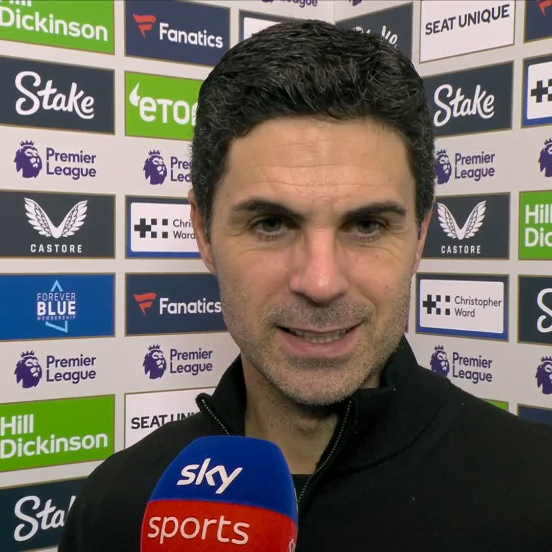 "What a beautiful stadium they've built, I had CHILLS!" Mikel Arteta's first visit to the Hill Dickinson Stadium was an enjoyable one! 🏟️