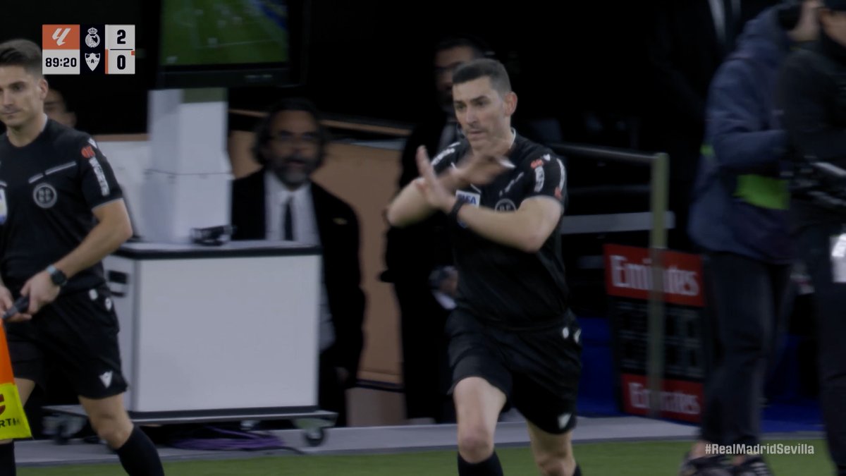 🗣 AUDIO REVISIÓN VAR 🗓 Jornada 17 | Primera División ⚽ Real Madrid C.F. 🆚 Sevilla Fútbol Club | 89' #ArbitrajeRFEF | CTA