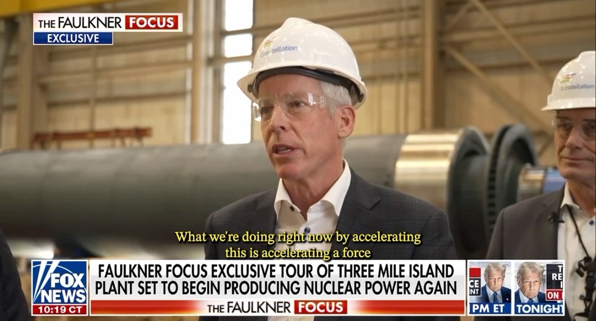 Unleashing nuclear energy is how we will power American artificial intelligence. Nuclear energy provides the constant energy needed to power data centers and release the full potential of American innovation.