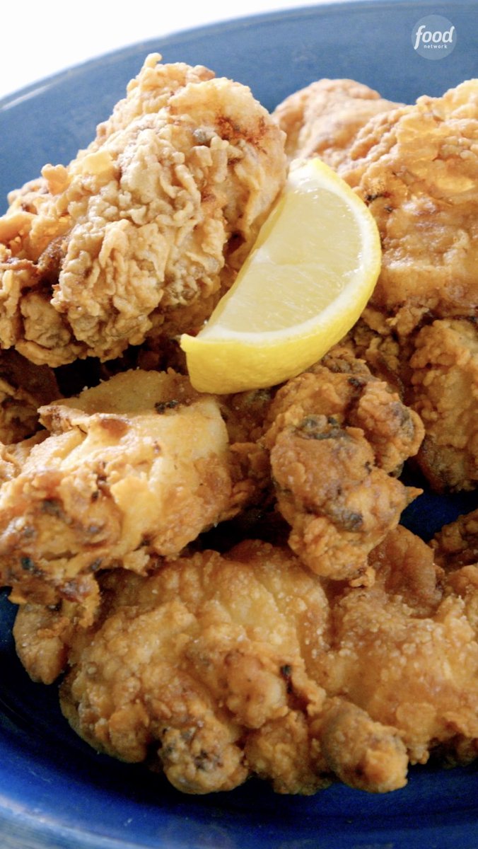 .alex guarnaschelli adds cornstarch to her breading mixture, which results in super-crispy fried chicken skin 🍗 Get the recipe: