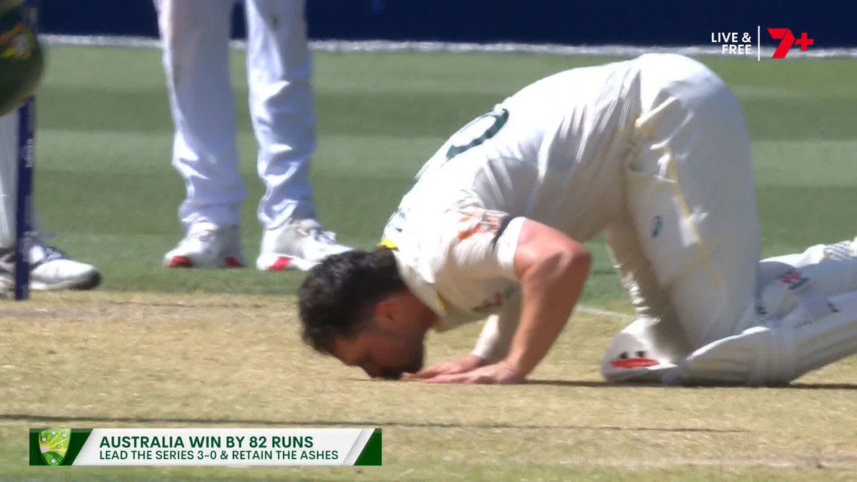 Travis Head on kissing the Adelaide Oval pitch: "All I'm worried about is making 15 (players) and a few staff in the change rooms laugh and sometimes you forget you're in front of the world... "But I got the rise out of the change rooms I was looking for" 😂
