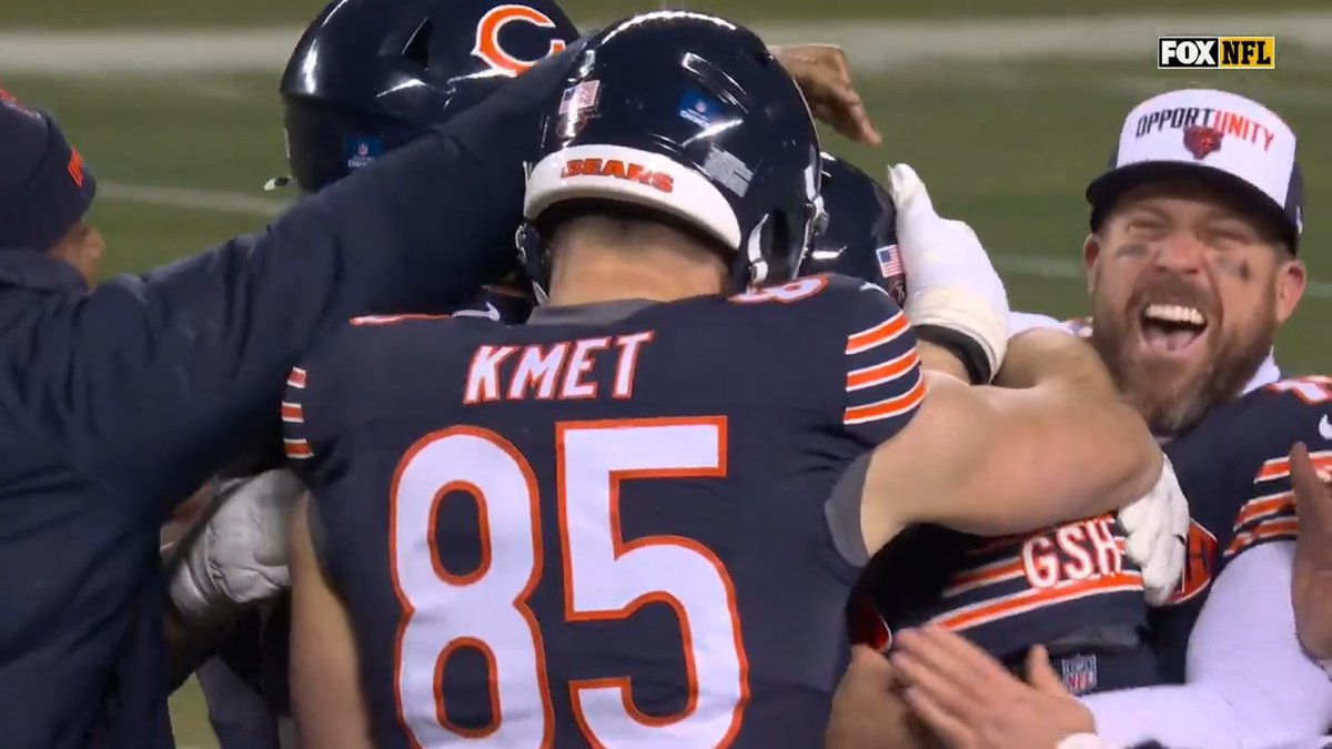 AN ENDING YOU HAD TO SEE TO BELIEVE Chicago Bears