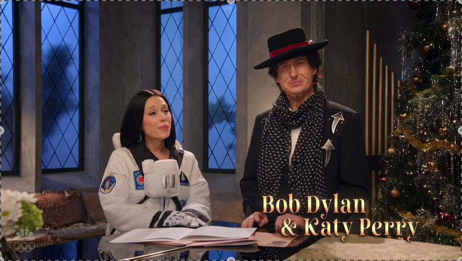 not Ariana Grande impersonating astronaut Katy Perry on SNL lol