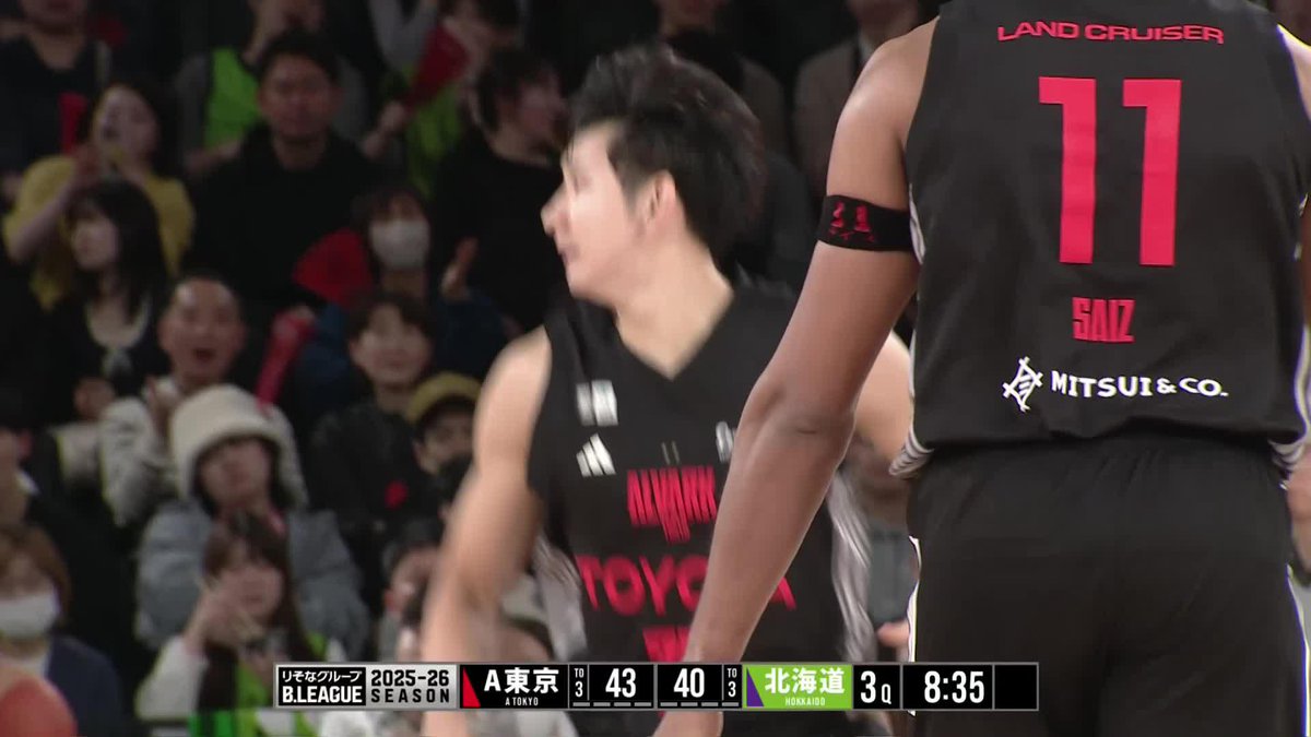 日本人離れした身体能力😳 A東京#75 小酒部がタップで・・！ zack baranski ザックバランスキー 小酒部泰暉 / Taiki Osakabe アルバルク東京【ALVARK TOKYO】 📡バスケットLIVEで生配信中 #Bリーグ #りそなグループ