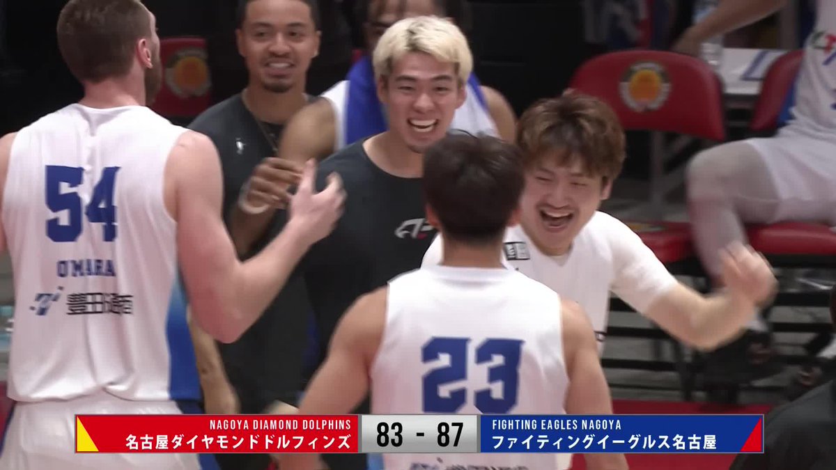 2日連続激闘となった名古屋ダービー❤️💙 FE名古屋が西地区2位・名古屋Dから連勝!!! ファイティングイーグルス名古屋 📡バスケットLIVEで見逃し視聴 #Bリーグ #りそなグループ