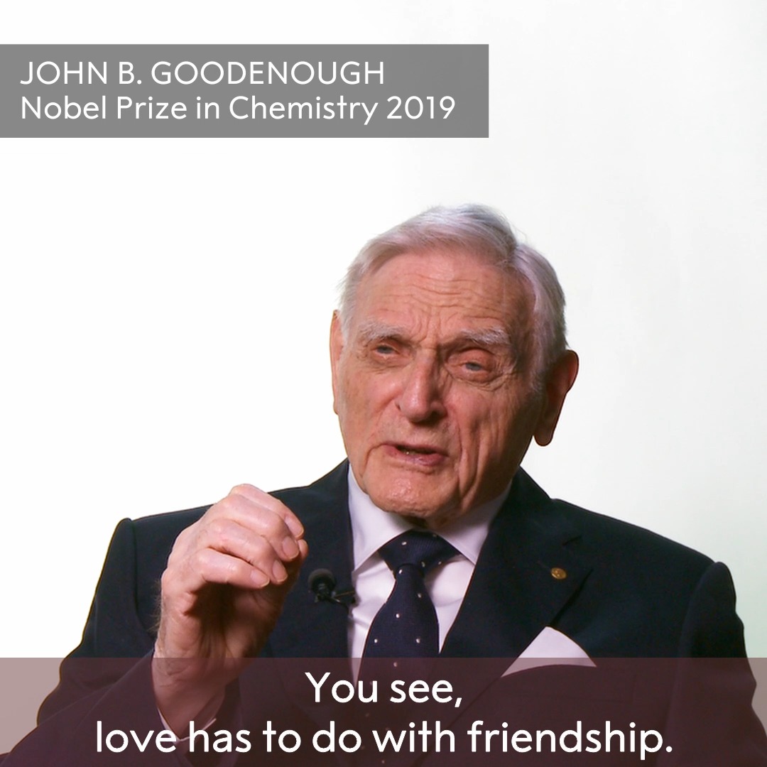 Are you writing romantic Christmas poems to someone special? 2019 chemistry laureate John Goodenough struggled with dyslexia, but learned that through writing poetry, his dyslexia became easier to handle. He used to write Christmas poems to his wife.