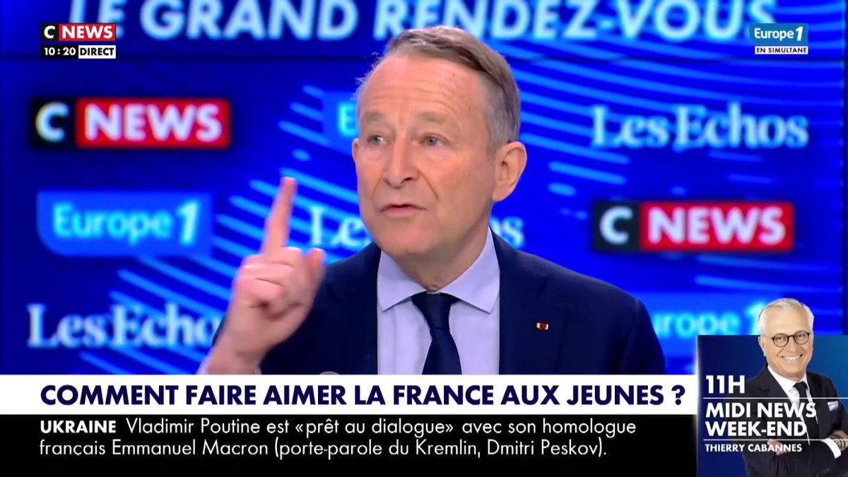 "Je sens un retour du patriotisme, de l'amour de la France" déclare le Général Pierre de Villiers, ancien chef d'État-major des armées, #Europe1 #LeGrandRDV