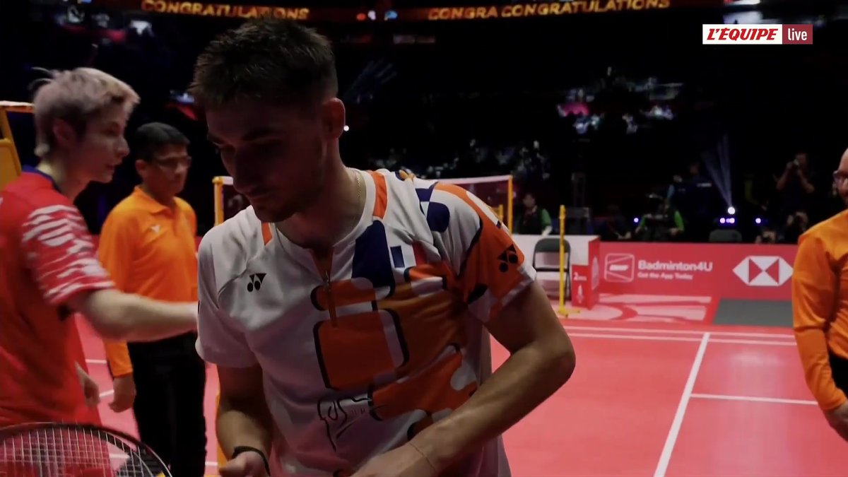 🙌🇫🇷 HISTORIQUE ! Christo Popov remporte les World Tour Finals après sa victoire face au n°1 mondial Shi Yu Qi, c'est une première pour un Français ! #lequipeBADMINTON
