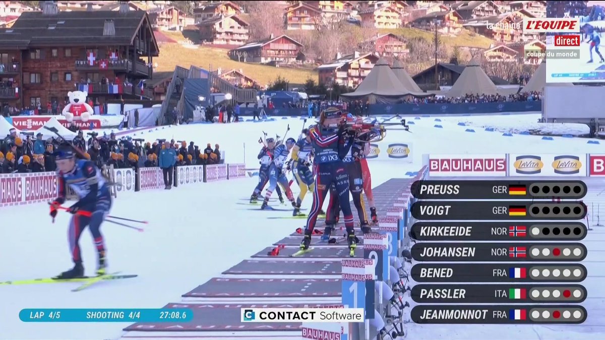 🇫🇷 SUPERBE 20 SUR 20 DE CAMILLE BENED ! #lequipeBIATHLON