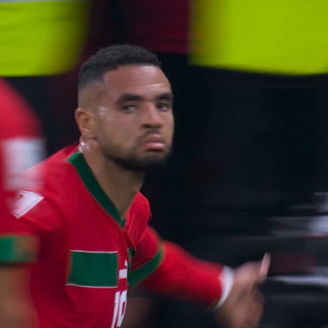 رأسية كتبت التاريخ 🇲🇦 #FIFAWorldCup