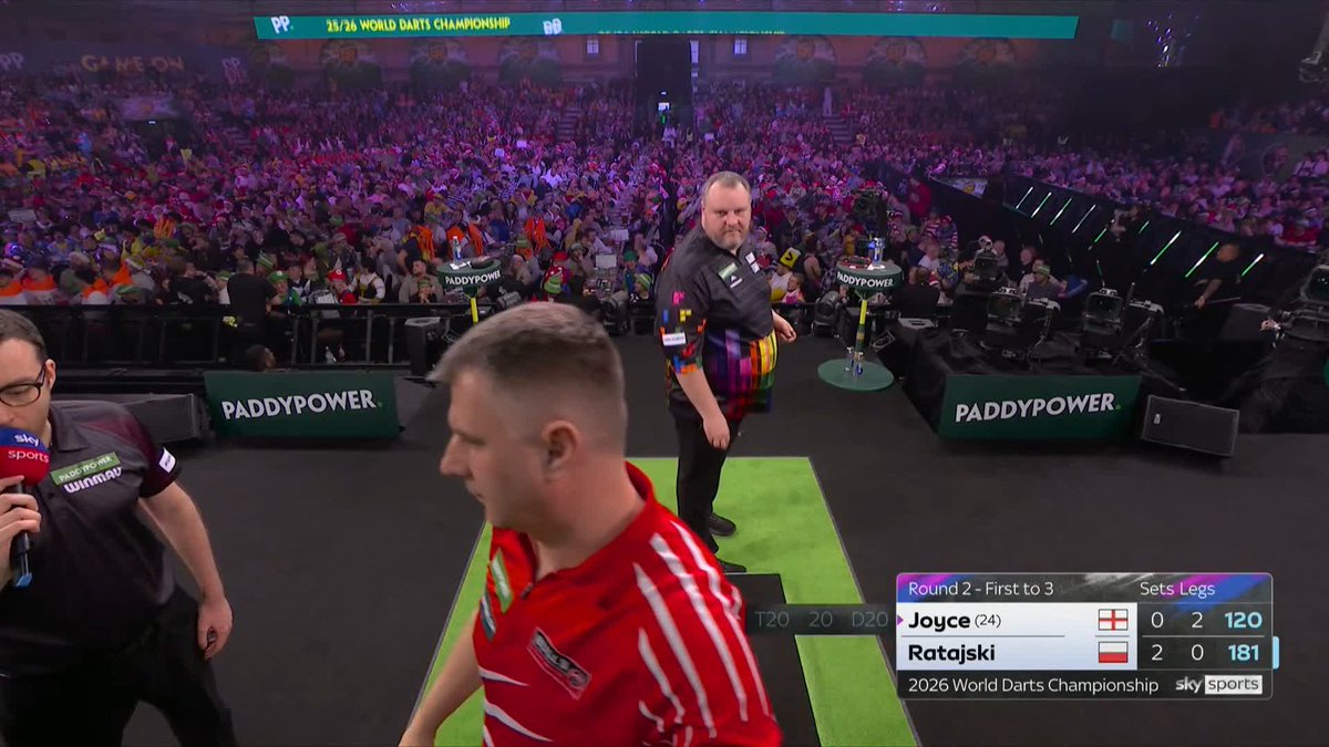 JOYCE BITES BACK! Ryan Joyce takes set three without reply and seals it with a 120 finish! 📺 #WCDarts | R2