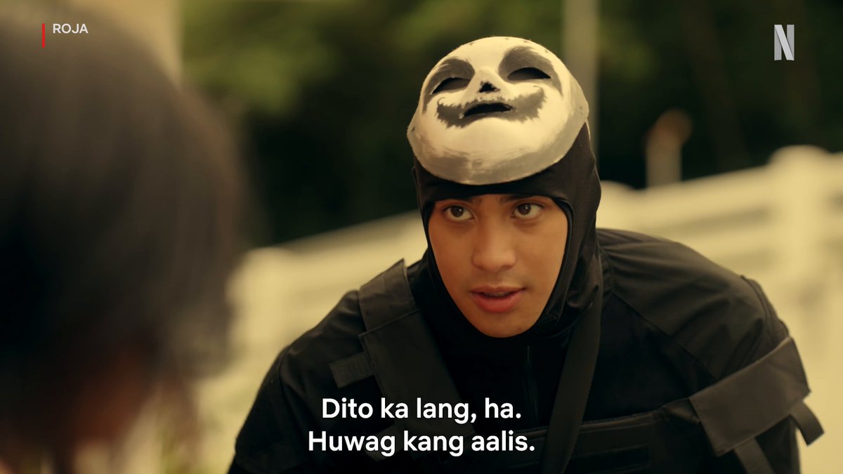 he knew what he was doing taking off that mask and I support it! #Roja #DonnyPangilinan #MaymayEntrata