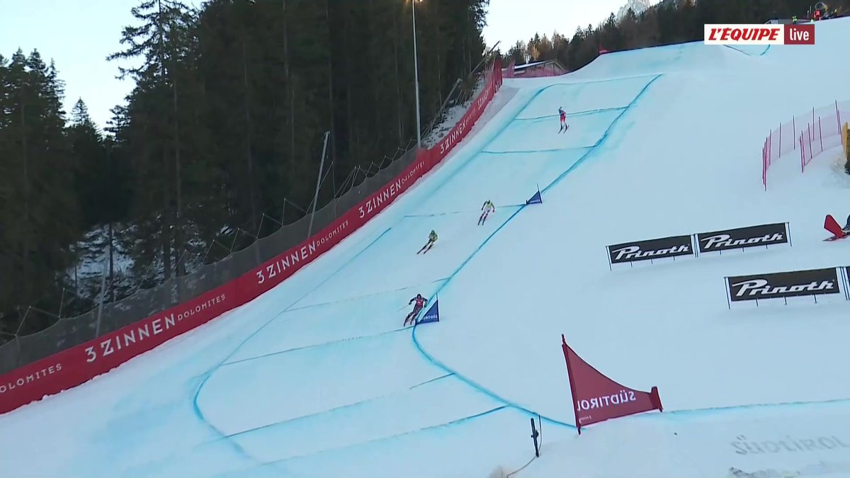 🇫🇷​ Auteur d'une journée exceptionnelle à Innichen, le Français Evan Klufts décroche son premier podium en Coupe du monde de skicross !