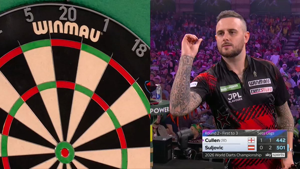 The 500th 180 of the 2025/26 Paddy Power World Darts Championship... 🙌 We're only in Round Two!