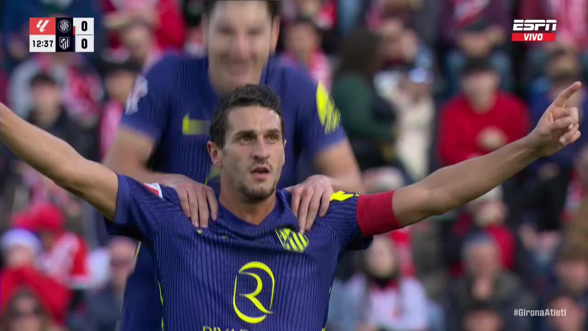 Koke, eterno capitán de Atlético Madrid, y un golazo a la altura de su calidad.