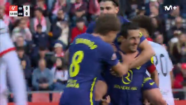😱🚀 KOKE RESURRECCIÓN. Misil directo a la escuadra para abrir la victoria del Atlético de Madrid. #LALIGAEASPORTS #LaCasaDelFútbol