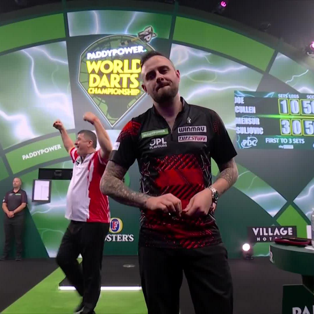 Suljovic schmeißt Cullen raus und der ist SAUER #DARTZN #DartsWM