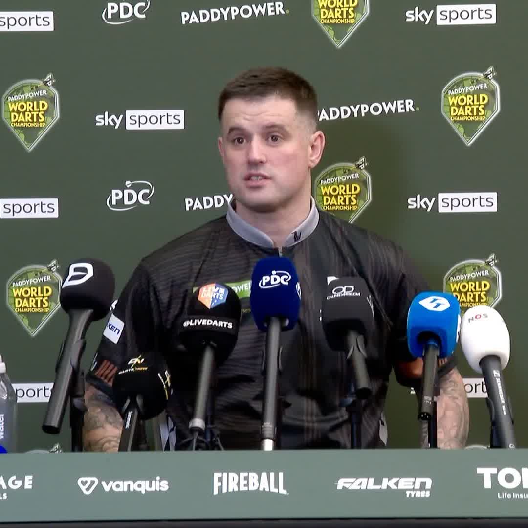 🗣️ "A 3-0 win, if you gave me that at the start of the day, I'd take it all day long." Luke Woodhouse reflects on his dominant victory over Max Hopp to secure his progression to Round Three. #WCDarts