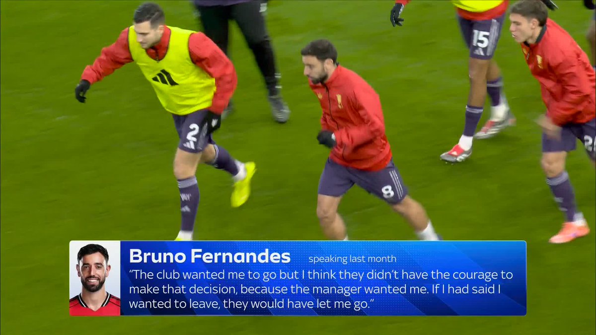 "He gets into any Ruben Amorim team - I didn't see the need for it" Paul Merson is perplexed as to why Bruno Fernandes came out last month saying the club wanted to sell him.